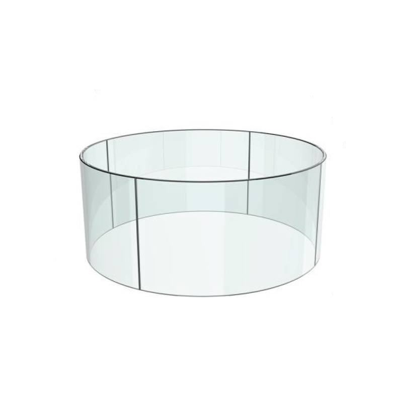 高难度弧形钢化玻璃